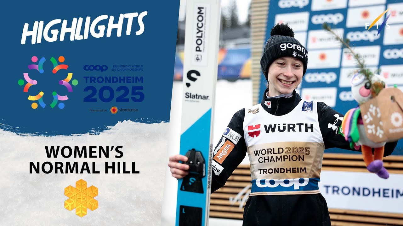 Prevc powers through the pressure to claim career-first individual World title | Trondheim 2025