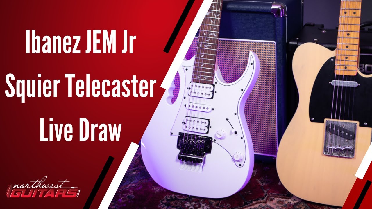 Live Draw! Ibanez JEM Jr & Squier Telecaster 40th Anniversary