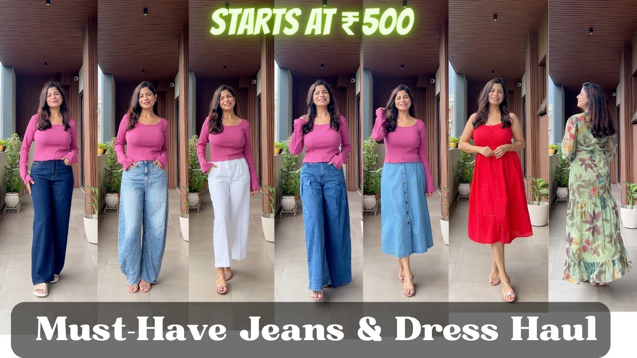 Best Maxi Dress & Jeans Haul Starts at ₹500 l Dream Simple