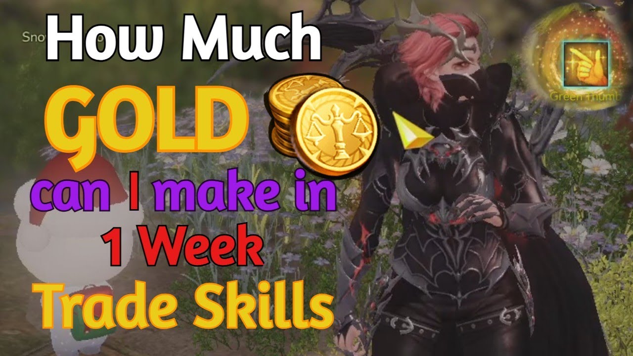 (F2P)New Player GOLD making Lost Ark-Trade Skills