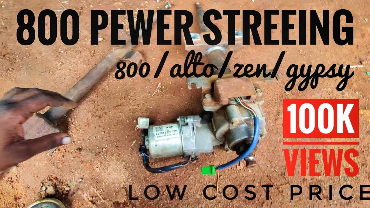 how to power streeing 800 fitting /modified /alto/zen/800 #800 #powersteeringrack #doctormechanic