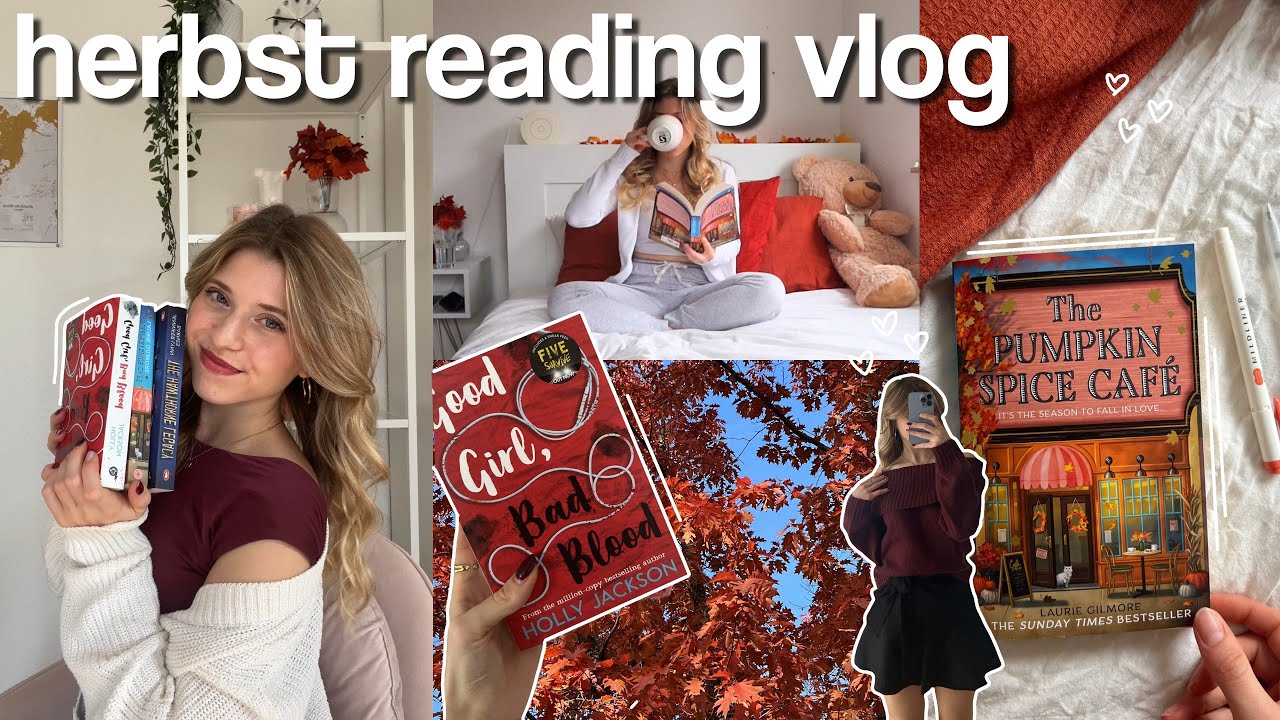 Herbst reading vlog | cozy vibes, gehypte tiktok Bücher & mehr