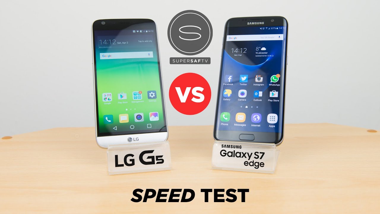 LG G5 vs Samsung Galaxy S7 - Speed Test