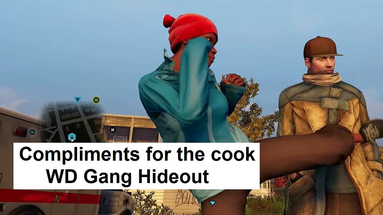 WD Gang Hideout Compliments for the cook. The Wards. Watch Dogs side missions Aiden Pearce