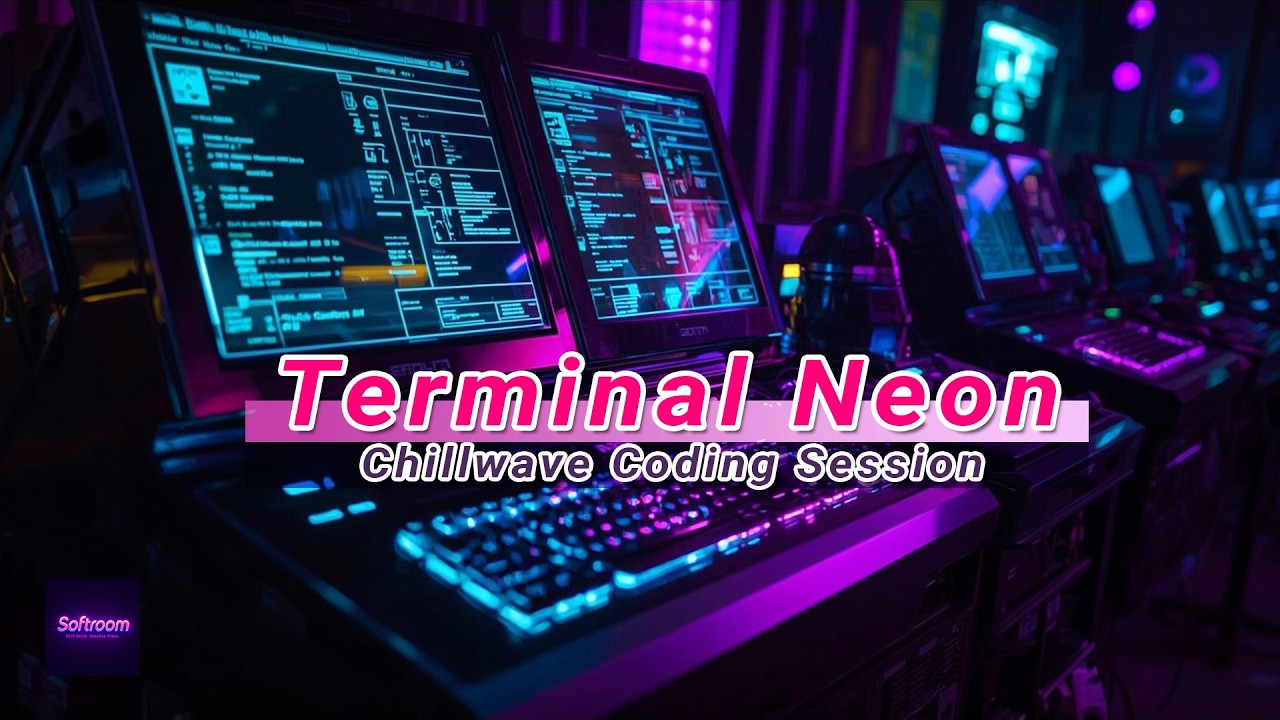 Softroom -Terminal Neon | Chillwave Coding Session