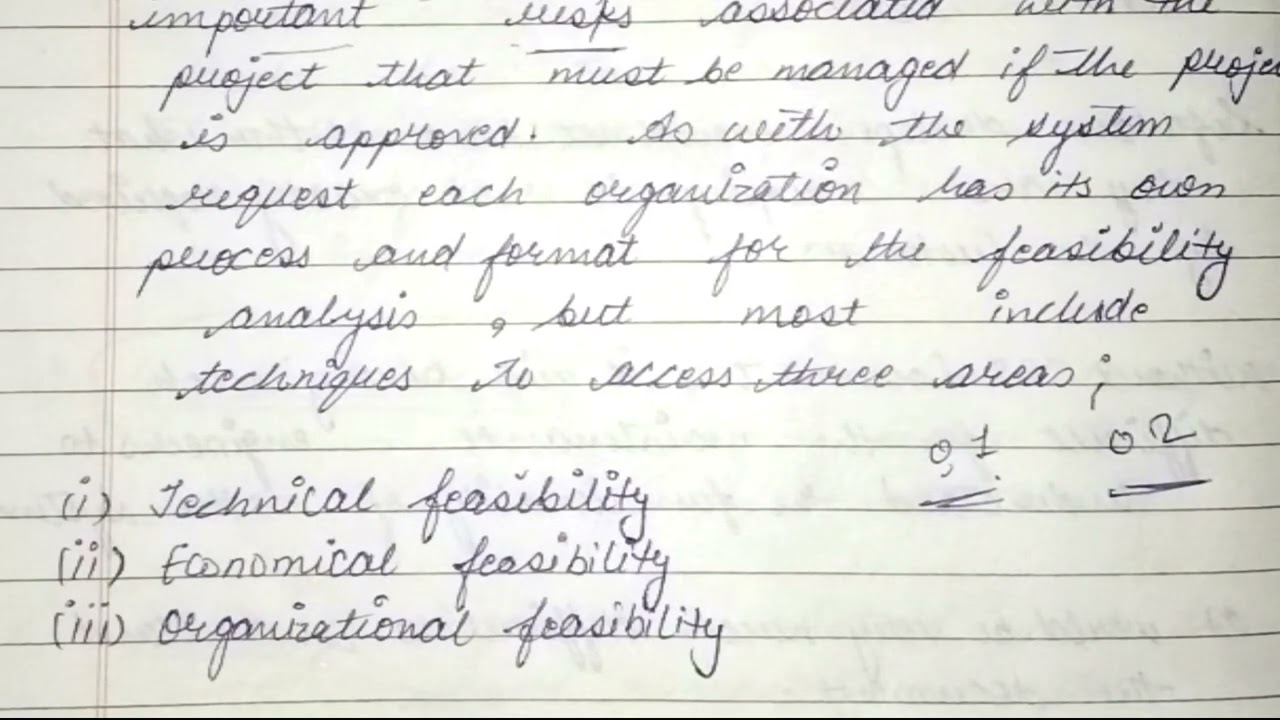 Feasibility Study and its types 🤔 |Key points 👈 | SSAD