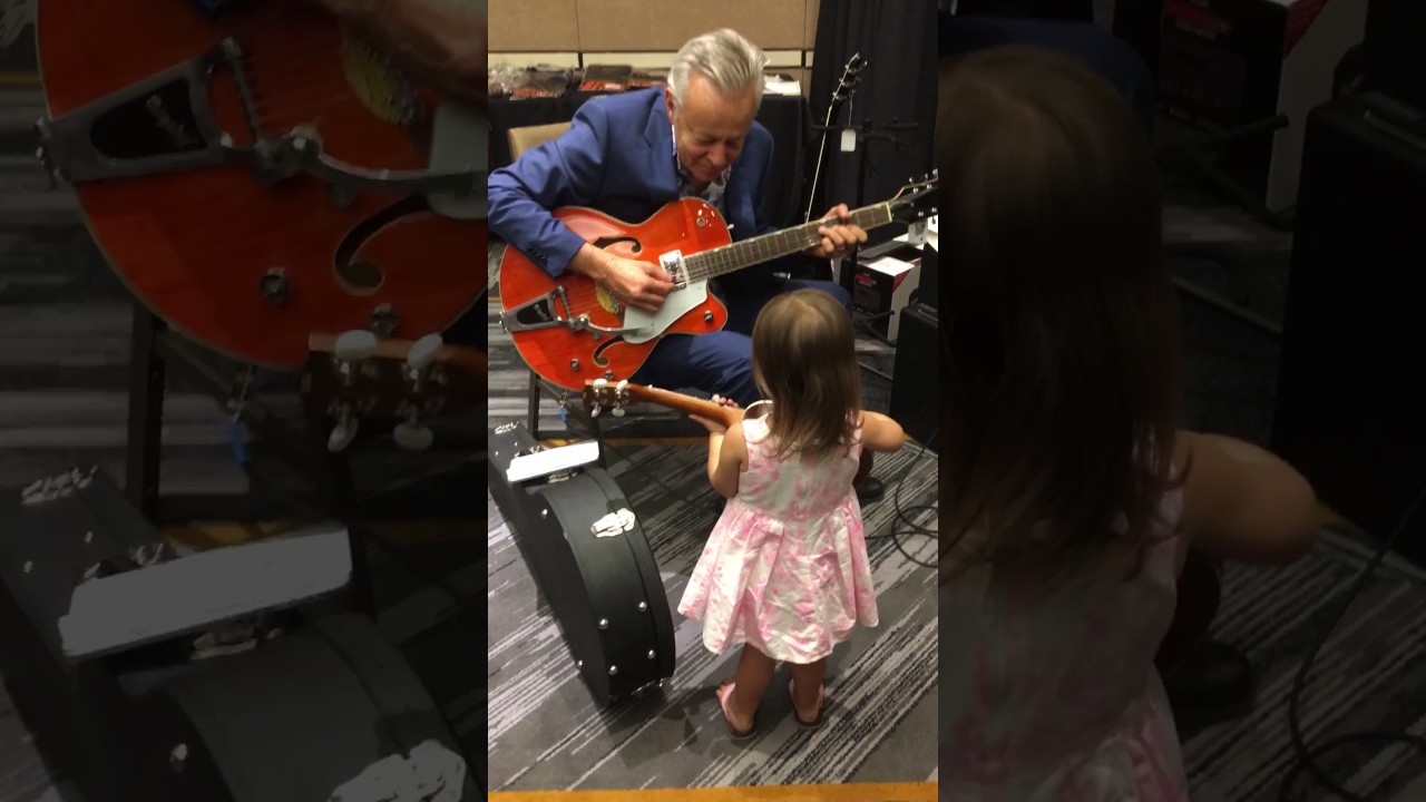 Tommy Emmanuel and daughter duet at 2017 Chet Atkins Appreciation Society 2017 Nashville