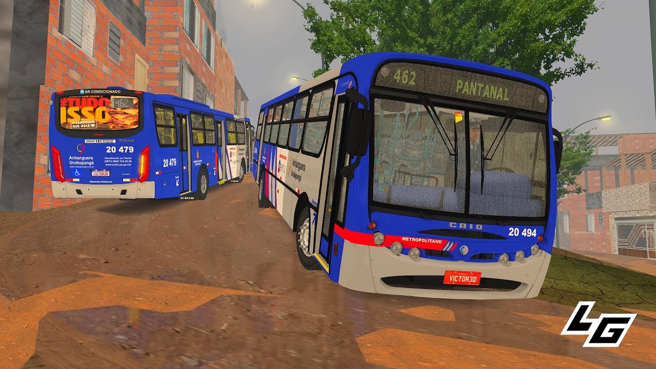 🔴[OMSI 2] PRIMEIRO HORARIO COM MUITA CHUVA - CAIO APACHE VIP 1 OF-1721 +G29 - MAPA VALE DO AÇO
