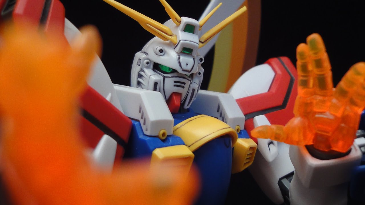MG God Gundam (Part 4: Option Parts) G Gundam gunpla model review