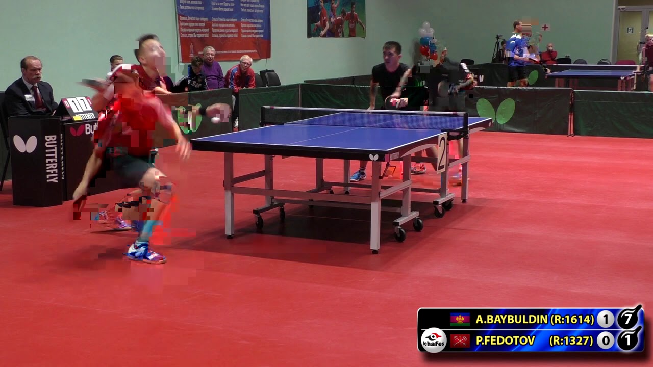 BAYBULDIN - FEDOTOV #RUSSIAN #Championships #tabletennis #настольныйтеннис