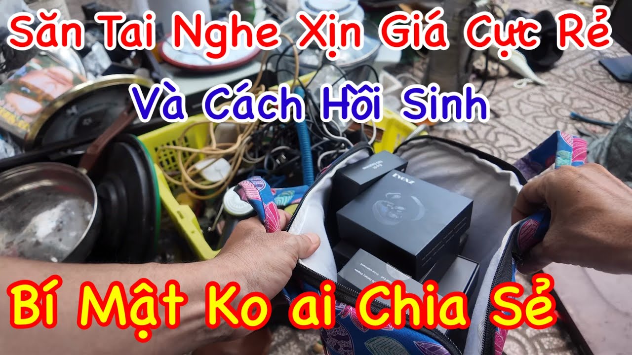 Kinh Nghiệm Săn Tai Nghe Xịn Tồn Kho Giá Sốc & Cách Hồi Sinh Siêu Dễ