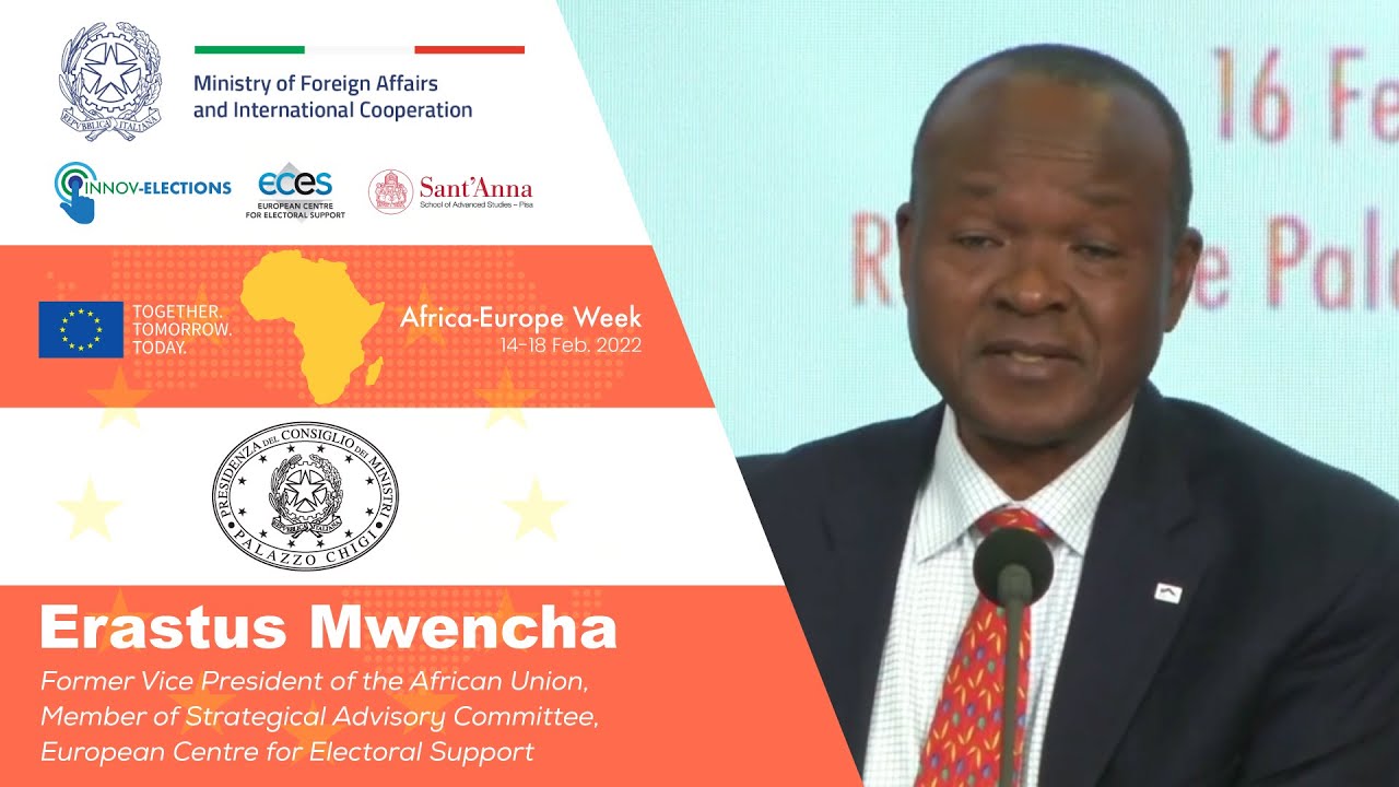 The intervention of Mr Erastus Mwencha: former Vice President of the African Union