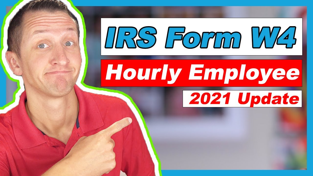 Как заполнить форму IRS W4 для почасового работника