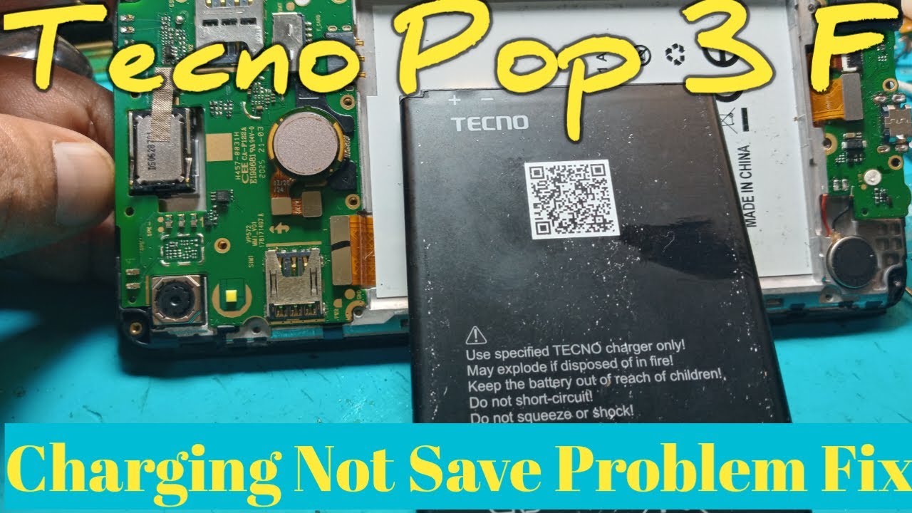 Tecno Pop 3 F Charging Not Save Problem Fix