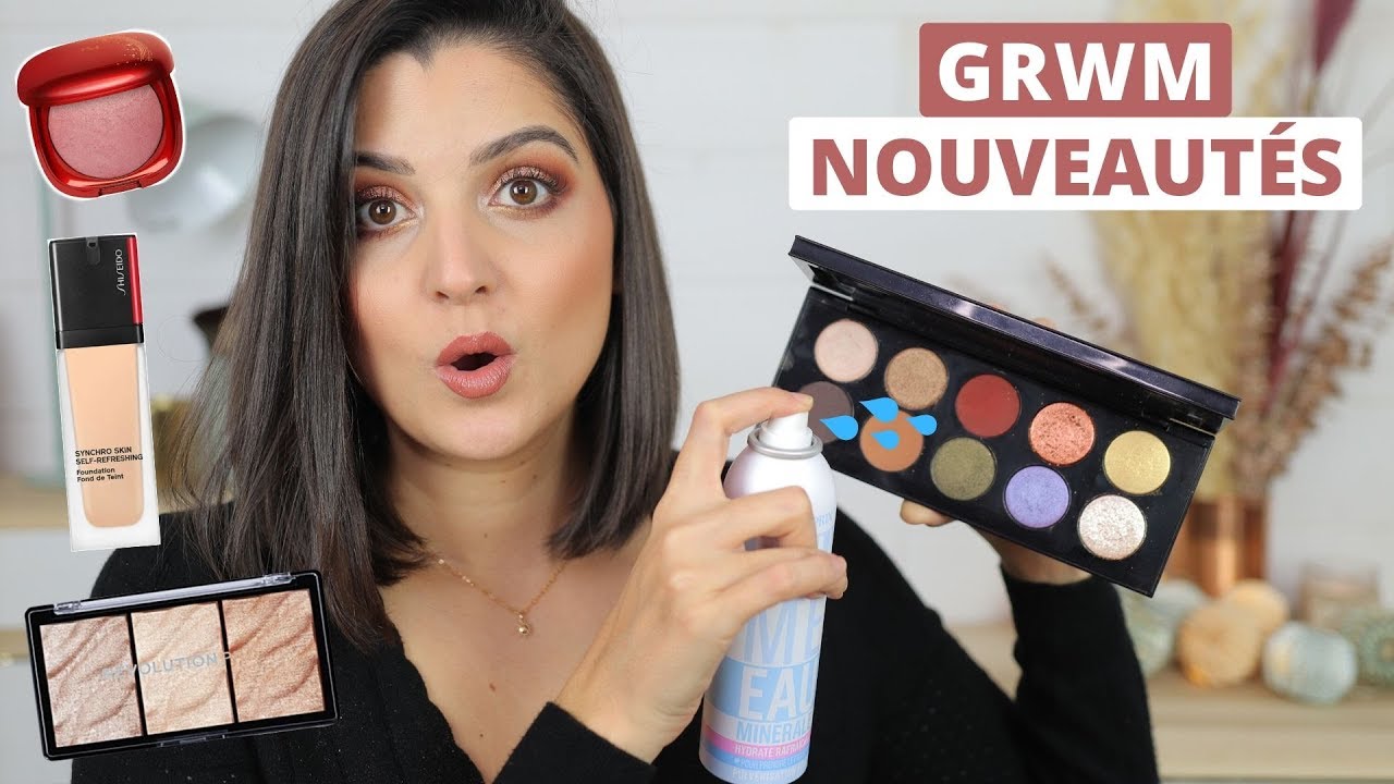 GRWM NOUVEAUTÉS + FAVORIS DE L’OMBRE : Kiko, Shiseido, Revolution Pro, Pat Mcgrath fards mouillés !