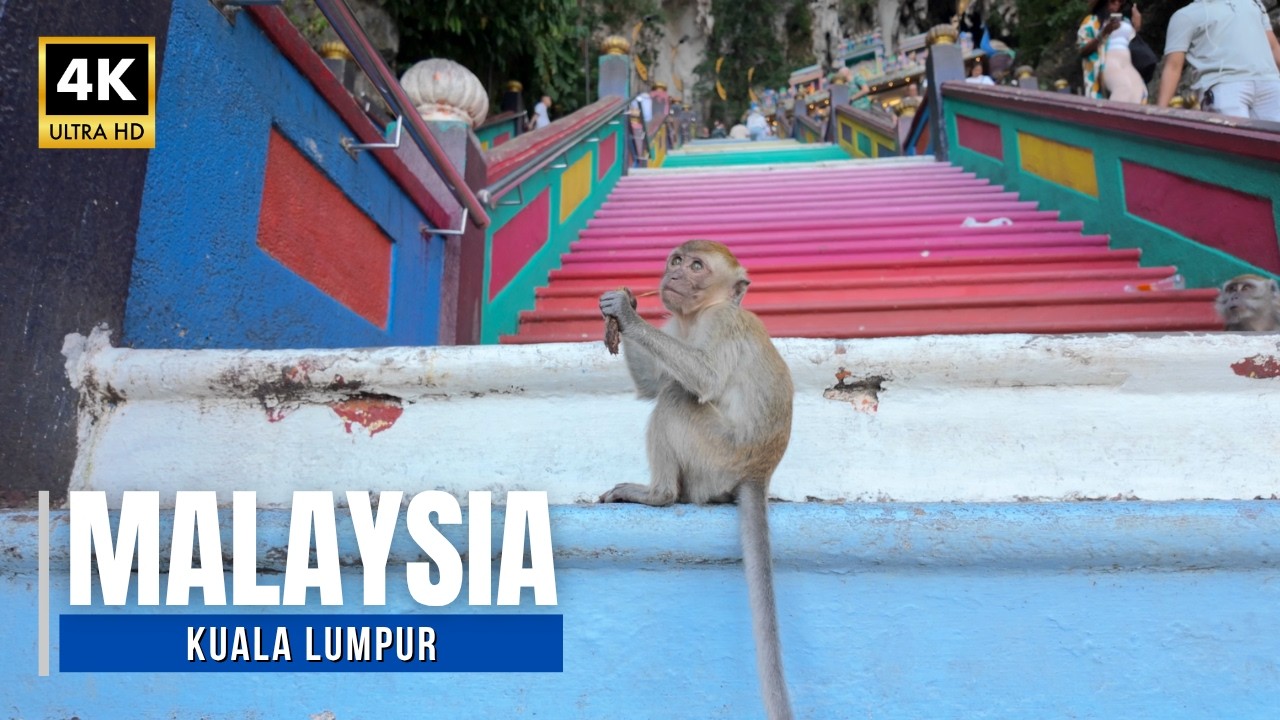 【Malaysia Walk 4K】Batu Caves | Kuala Lumpur | 2025