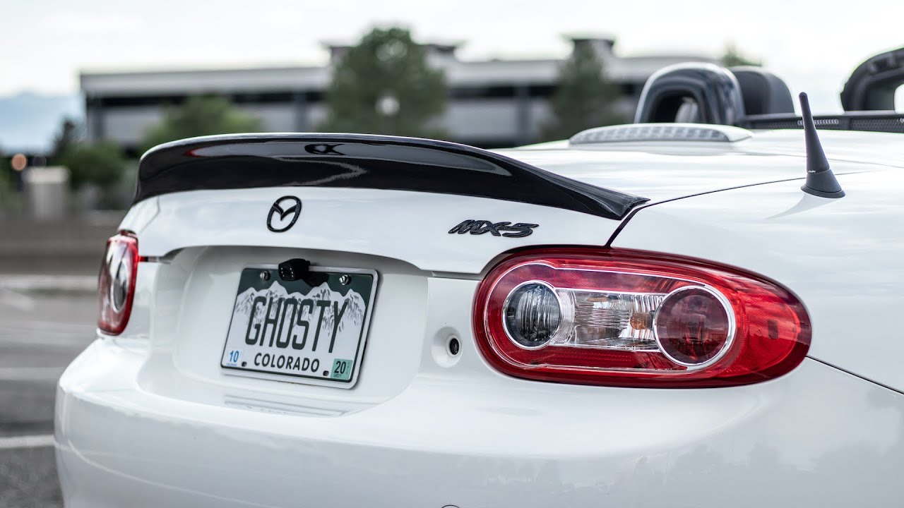 Carbon Miata PRHT Spoiler and Wrap | NC Miata