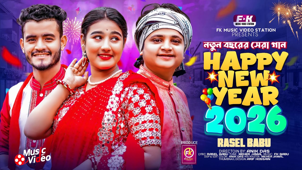 নতুন বছরের সেরা গান | Happy New Year 2026 | Rasel Babu | Bangla New Song 2026 | New Song