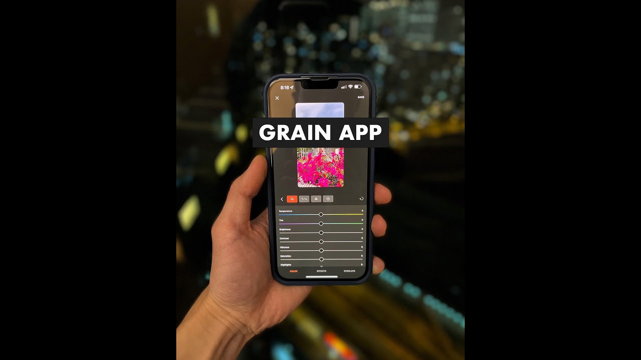Dabbling with colors on the Grain app | 