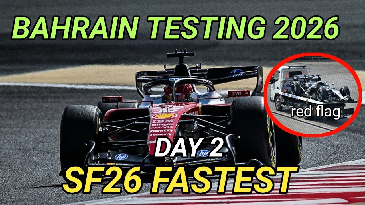 F1 Bahrain Testing Day 2: Charles Leclerc fastest as unreliability hits Mercedes, Red Bull