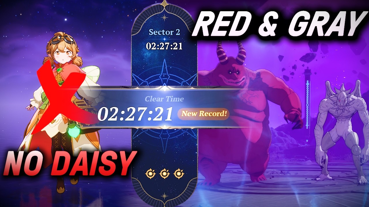 RED & GRAY DEMON - Under 3 minutes WITHOUT Daisy🏆Timespace Junction Sector 2 | 7DS ORIGIN
