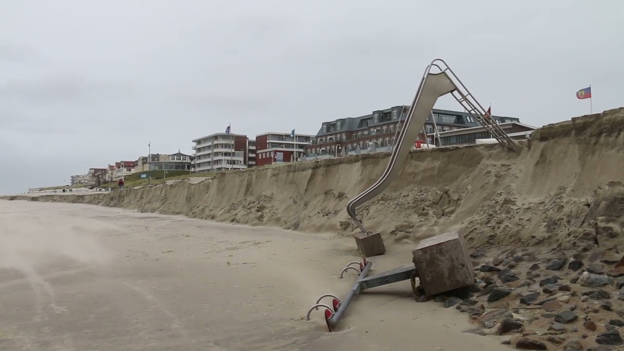 2025 10 05 Wangerooge erster Herbststurm Schadensaufnahmen