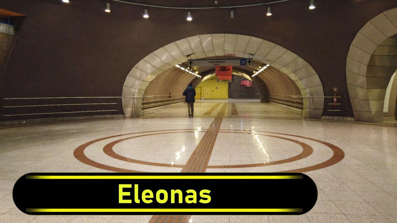 Metro Station Eleonas - Athens 🇬🇷 - Walkthrough 🚶