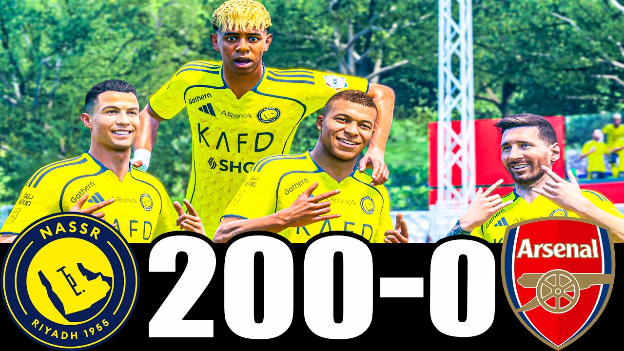 RONALDO, MESSI, LAMINE YAMAL, MBAPPE ALL BEST PLAYERS IN THE WORLD PLAYING TOGETHER | MESSALDO FC 26