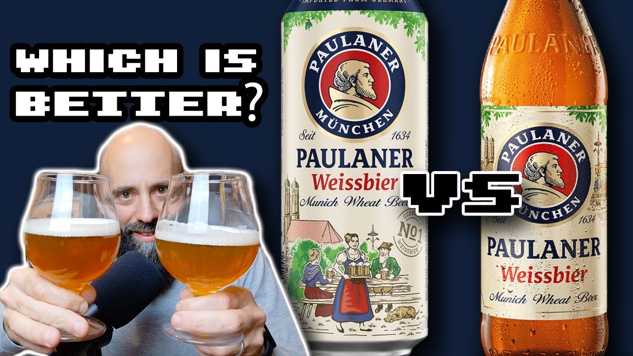 Paulaner Weissbier CAN vs. BOTTLE - Which is Better?