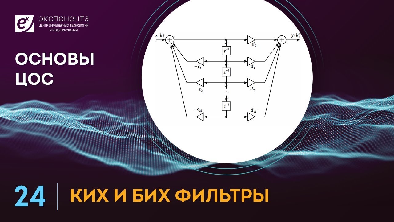 Основы ЦОС: 24. КИХ и БИХ фильтры (ссылка на скачивание скриптов в описании)