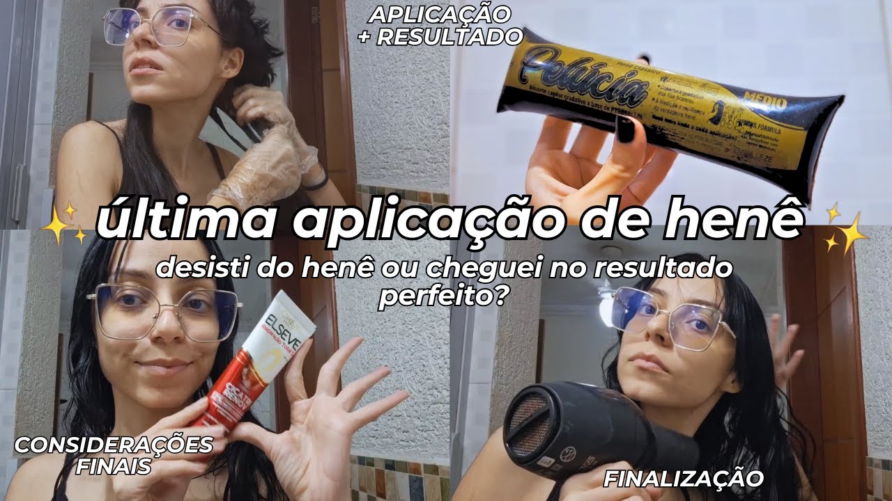 DESISTI DO HENÊ? Minha ÚLTIMA aplicação do Henê Pelúcia médio (16ª aplicação)