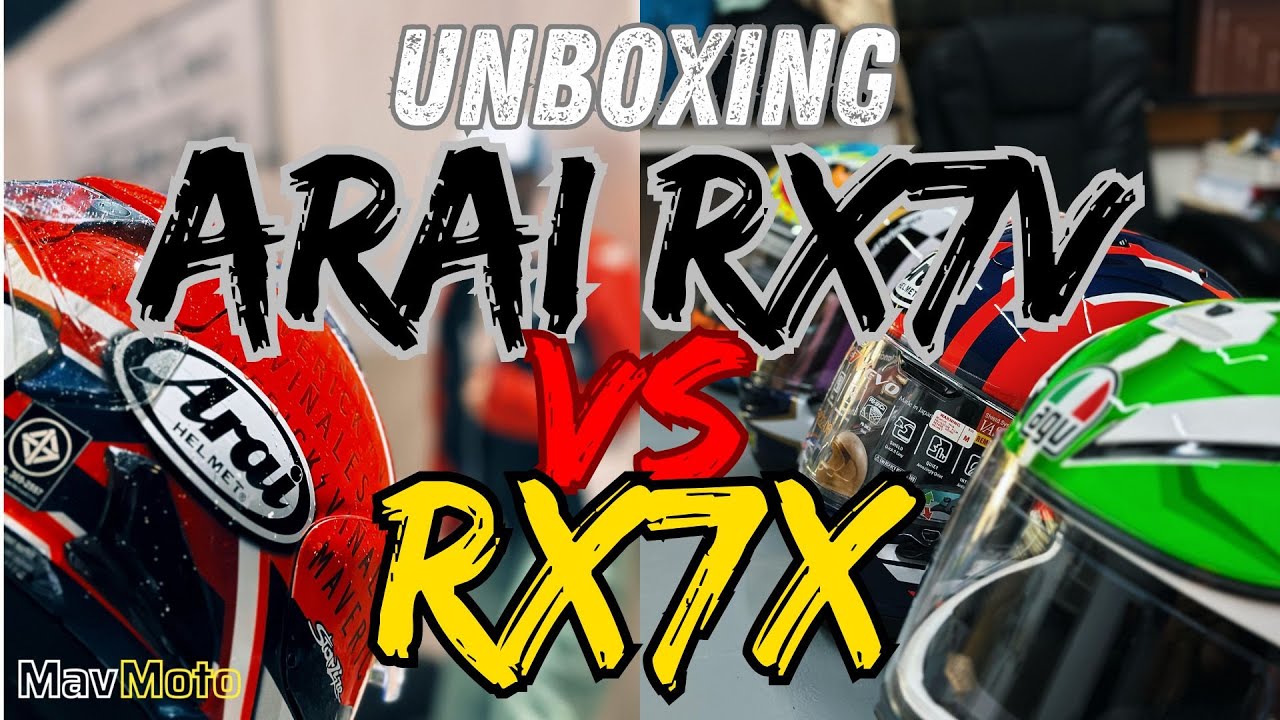 Unboxing Arai | Rx7v VS Rx7x | Motovlog Set-up | MavMoto