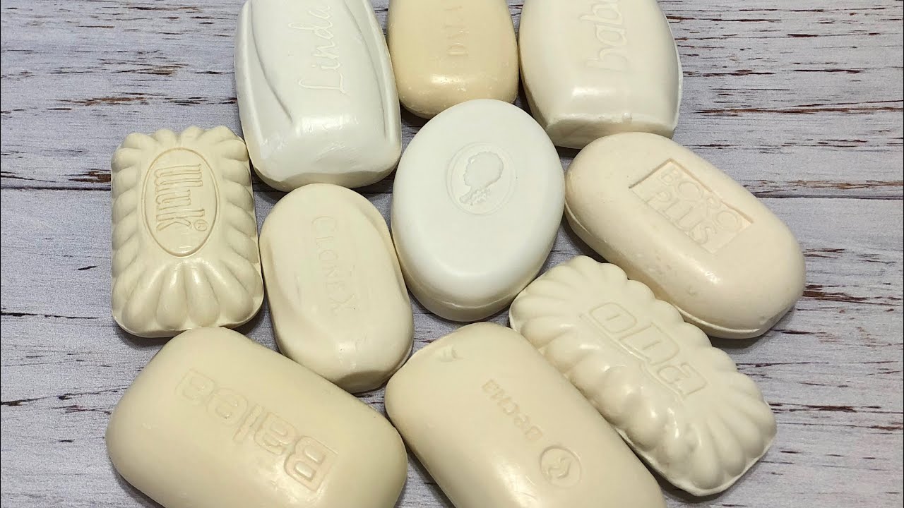 ASMR Soap/ cutting white soap/ резка белого мыла