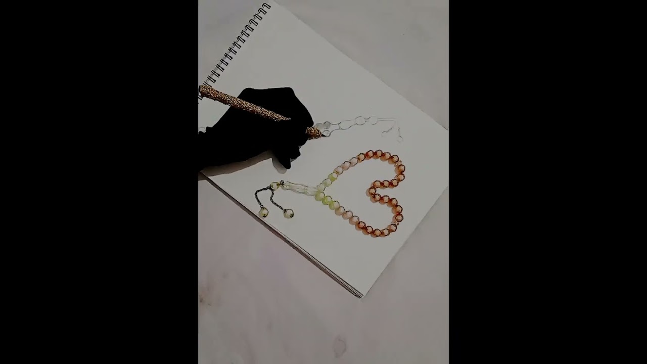 How to draw ## 🤲Tasbeeh share ( Tabbu easy arts)