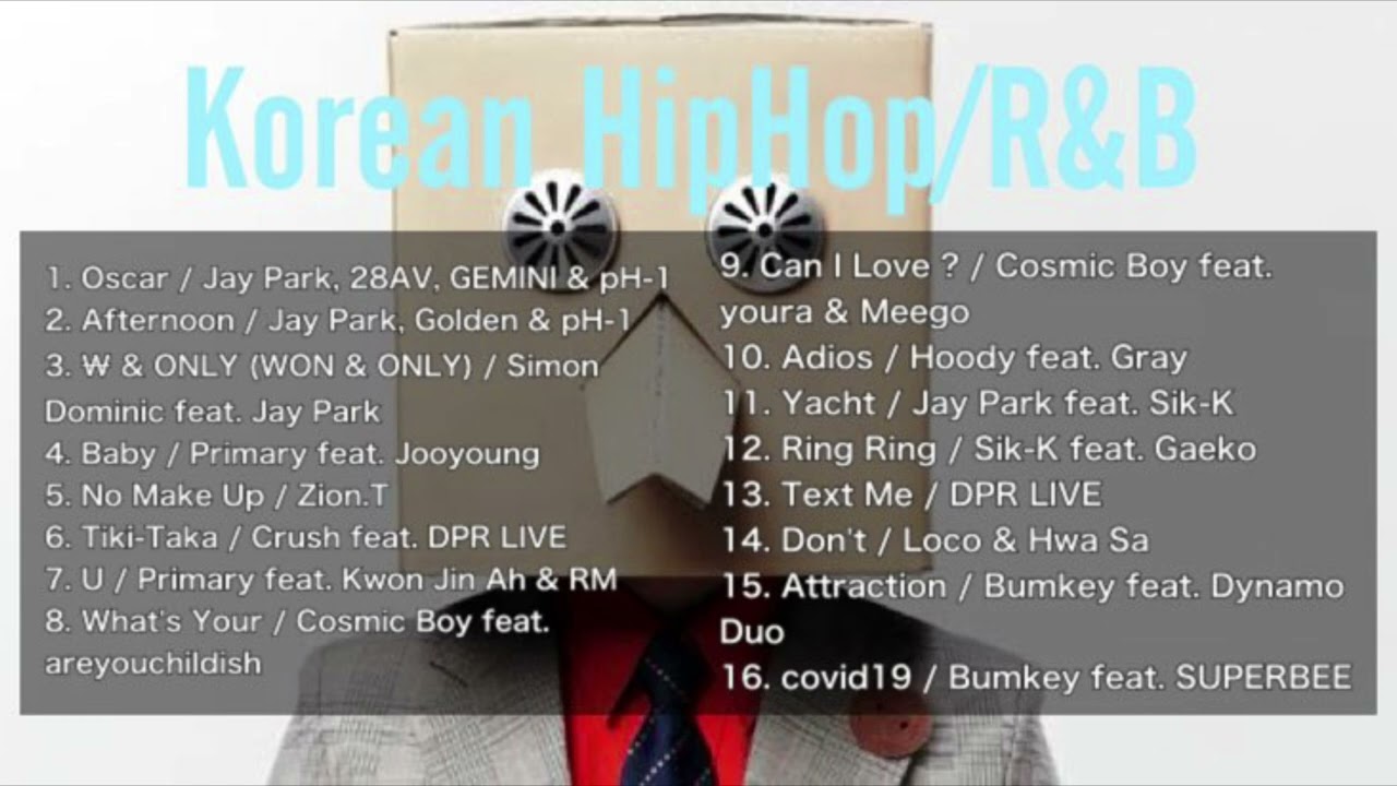 【DJ MIX】Korean HipHop/R&B【Jay Park / pH-1 / Zion T / DPR LIVE / Primary /Sik-K / Loco / Bumkey】