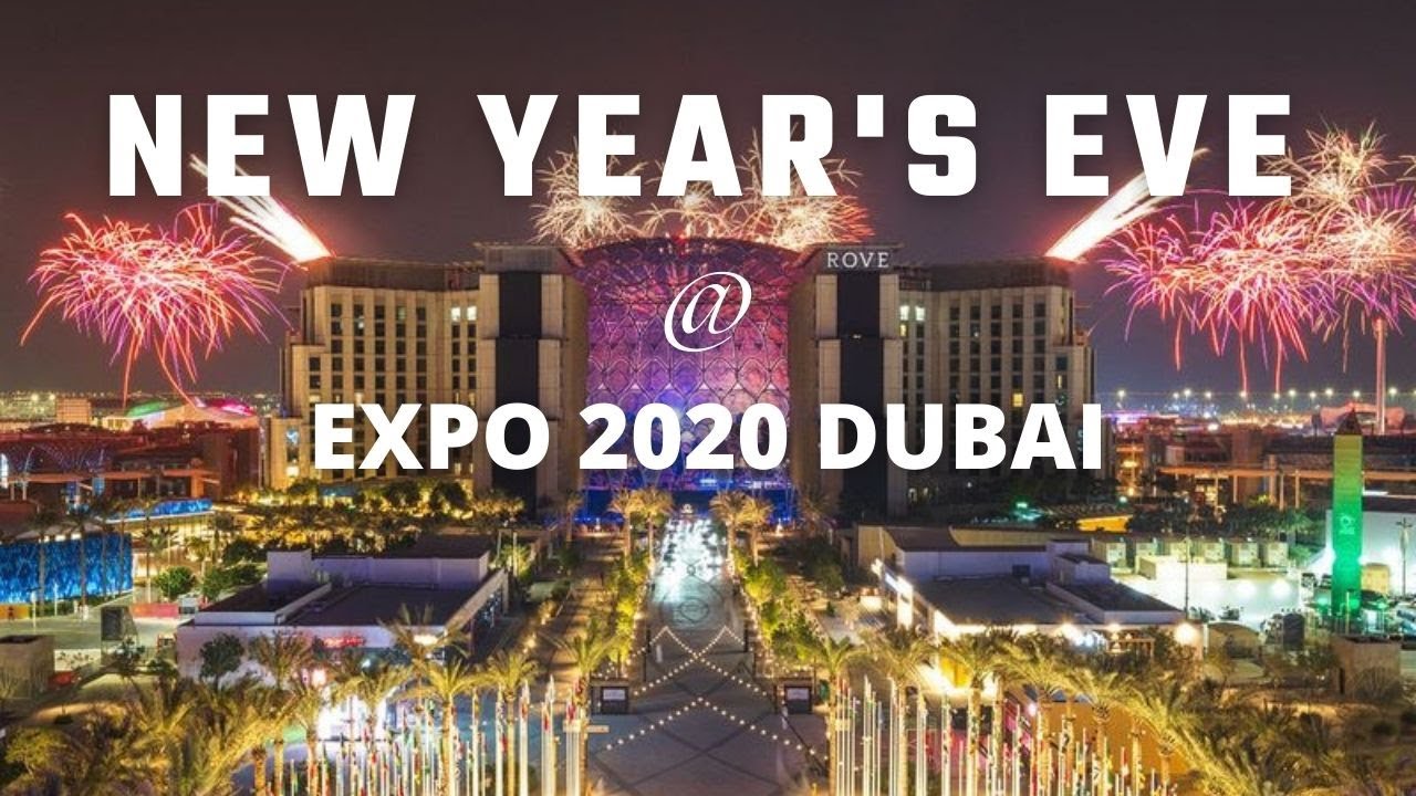 【4K】New Year's Eve Fireworks at EXPO 2020 Dubai with stunning Ball Drop during countdown|Jhigz Ortua