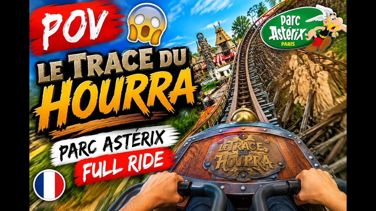 POV Le Trace du Hourra 🎢😱 | Parc Astérix Full Ride 🇫🇷