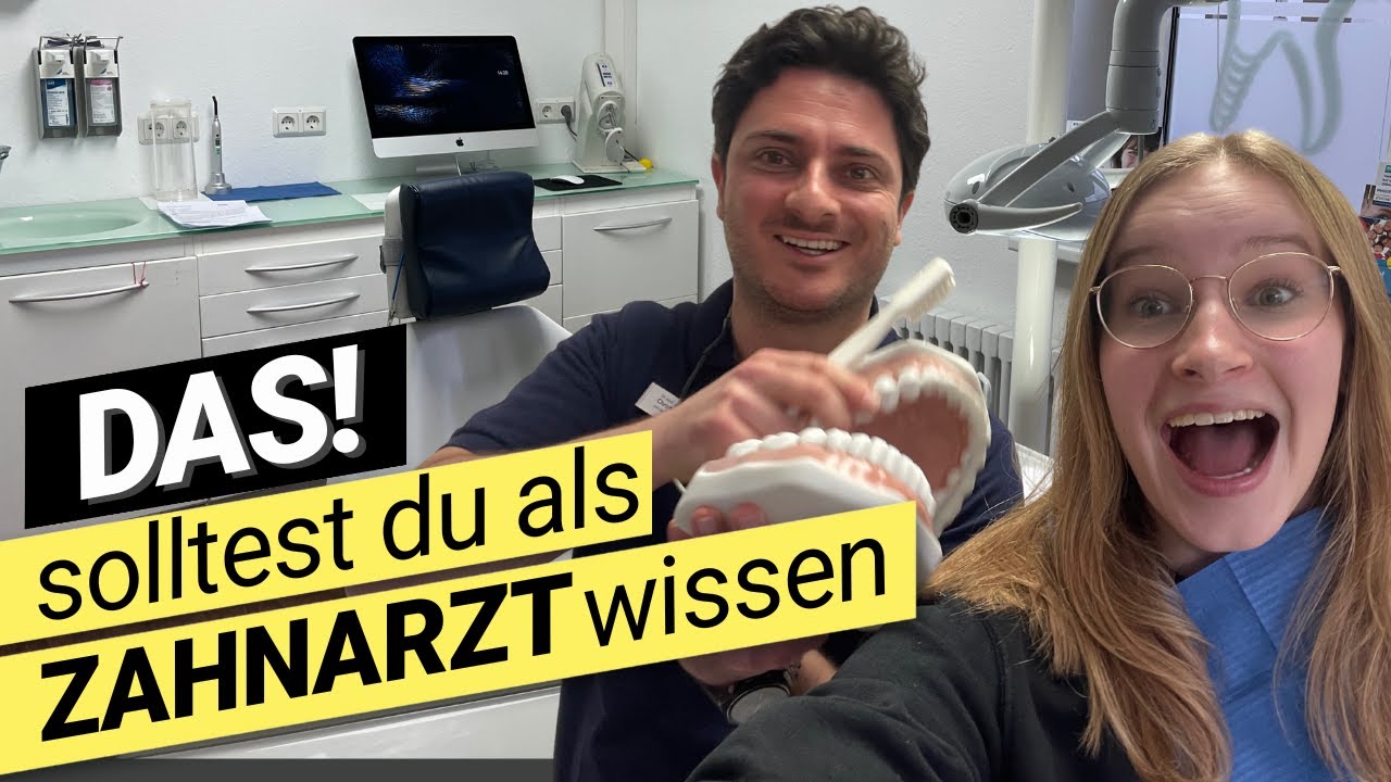 Zahnarzt sein vs. Zahnmedizin Studium. Dinge, die du im Studium nicht lernst.