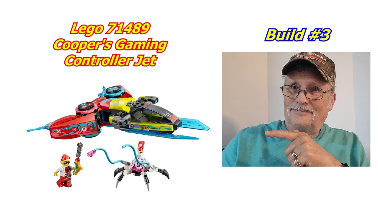 LEGO 71489 DREAMZzz Cooper's Gaming Controller Jet Toy Build #3 The Jet