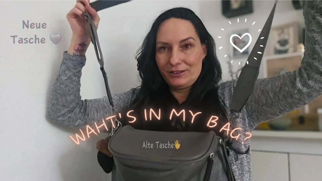 Was ist in meiner Handtasche| Die alte darf gehen 👋🚮  Die neue ( im Gedanken an meine Schwester ❤️🕯)