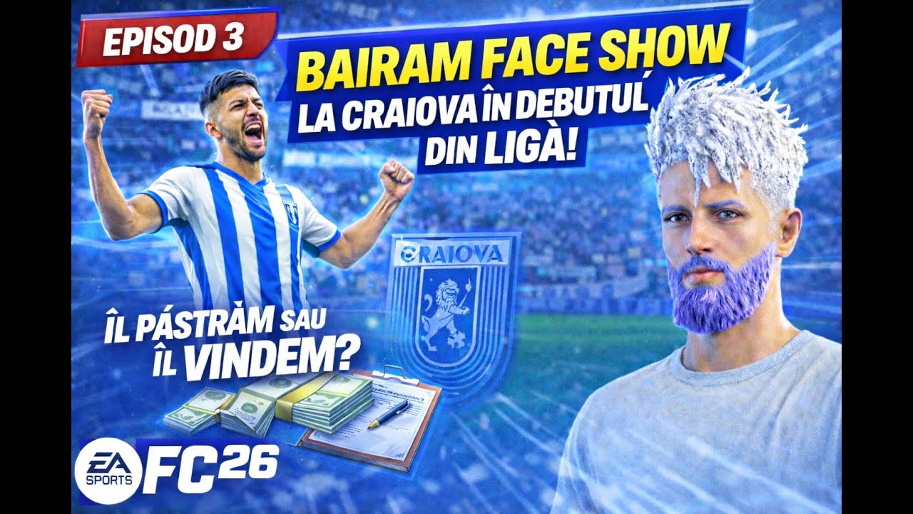 Debut Exploziv: Bairam Face Show la Craiova în Primul Meci din Ligă! Îl păstra sau nu la echipă?