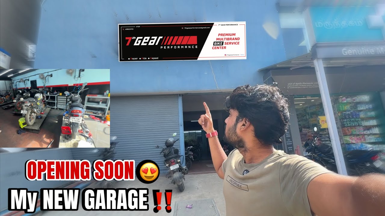 Our new GARAGE 😍|| 7th Gear Performance 🔥|| OPENING SOON ‼️|| UNKNOWNRIDER