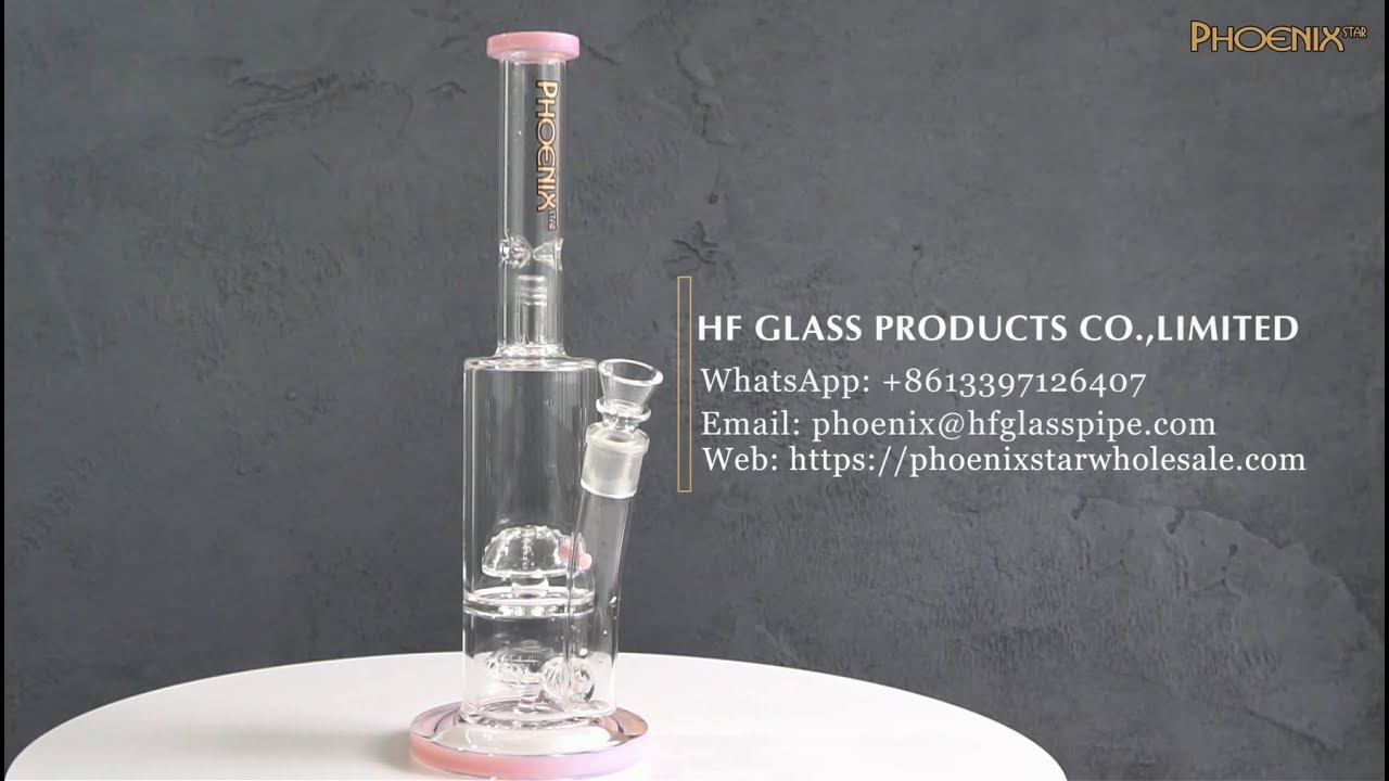 Percolator Bong with Crown & Showerhead Perc | Phoenix Star PHX539