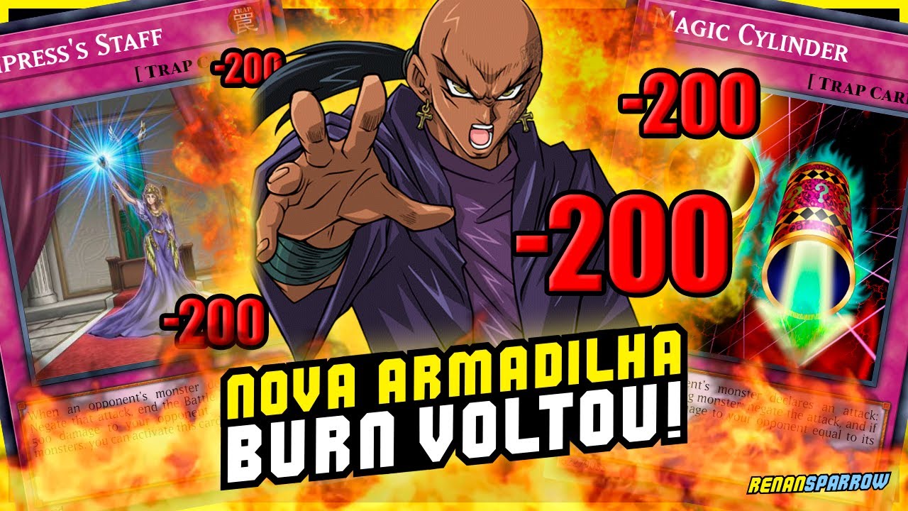 NOVA TRAP FAZ O DECK DE BURN BRILHAR DE NOVO! - Yu-Gi-Oh! Duel Links #2039
