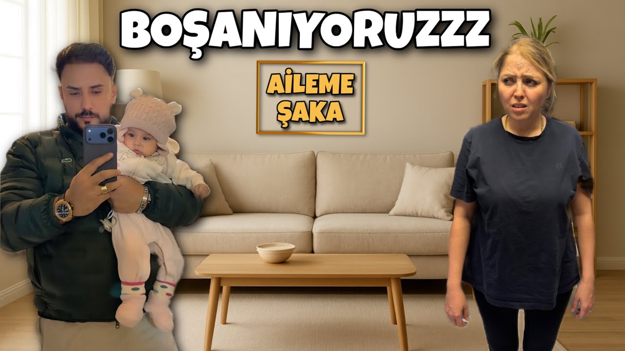 ALİYLE BOŞANIYORUZ ŞAKASI !! ANNEMİN AİLESİNE