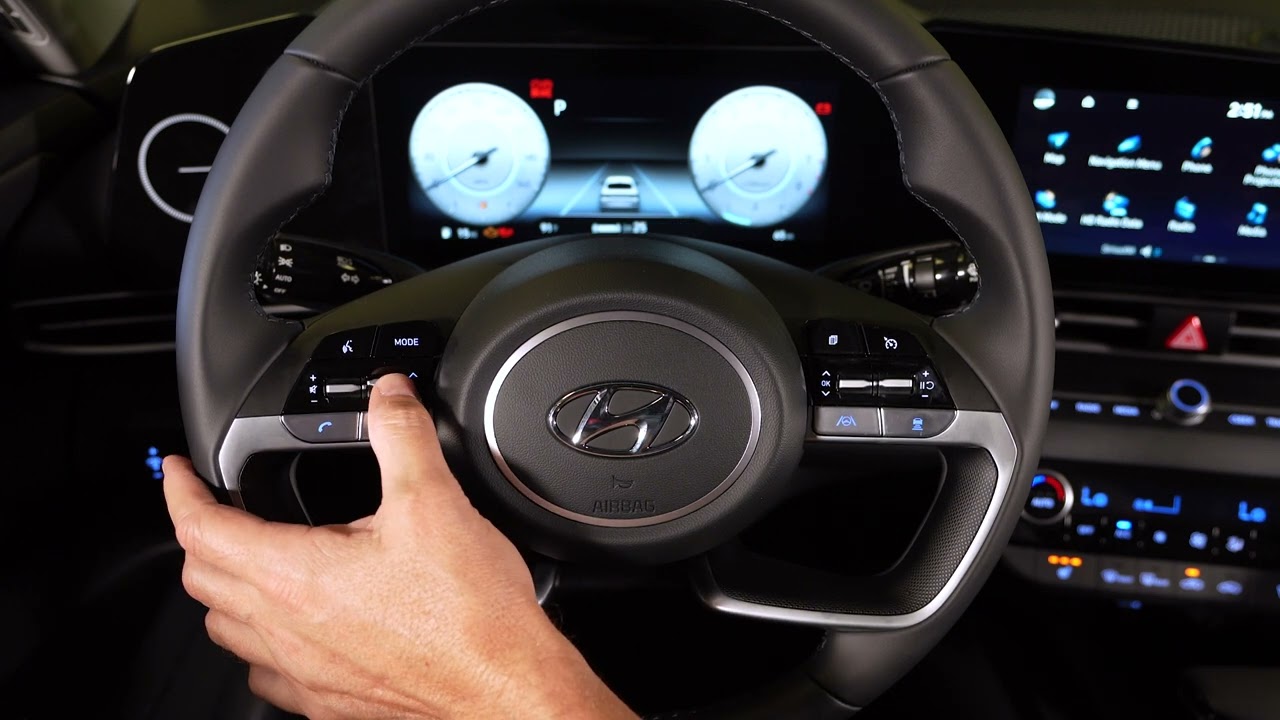 2023 Hyundai Elantra - Steering Wheel Features
