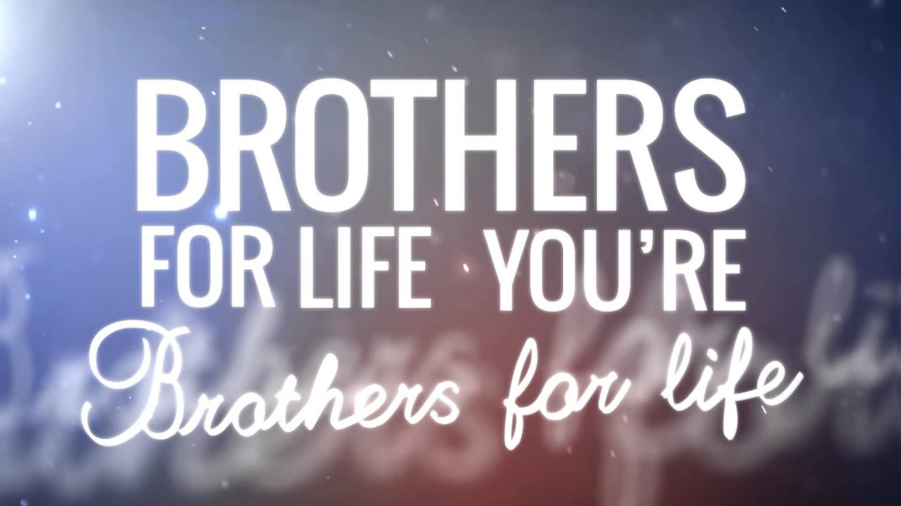 Joakim Bertilsson - Brothers For Life (Lyric Video)