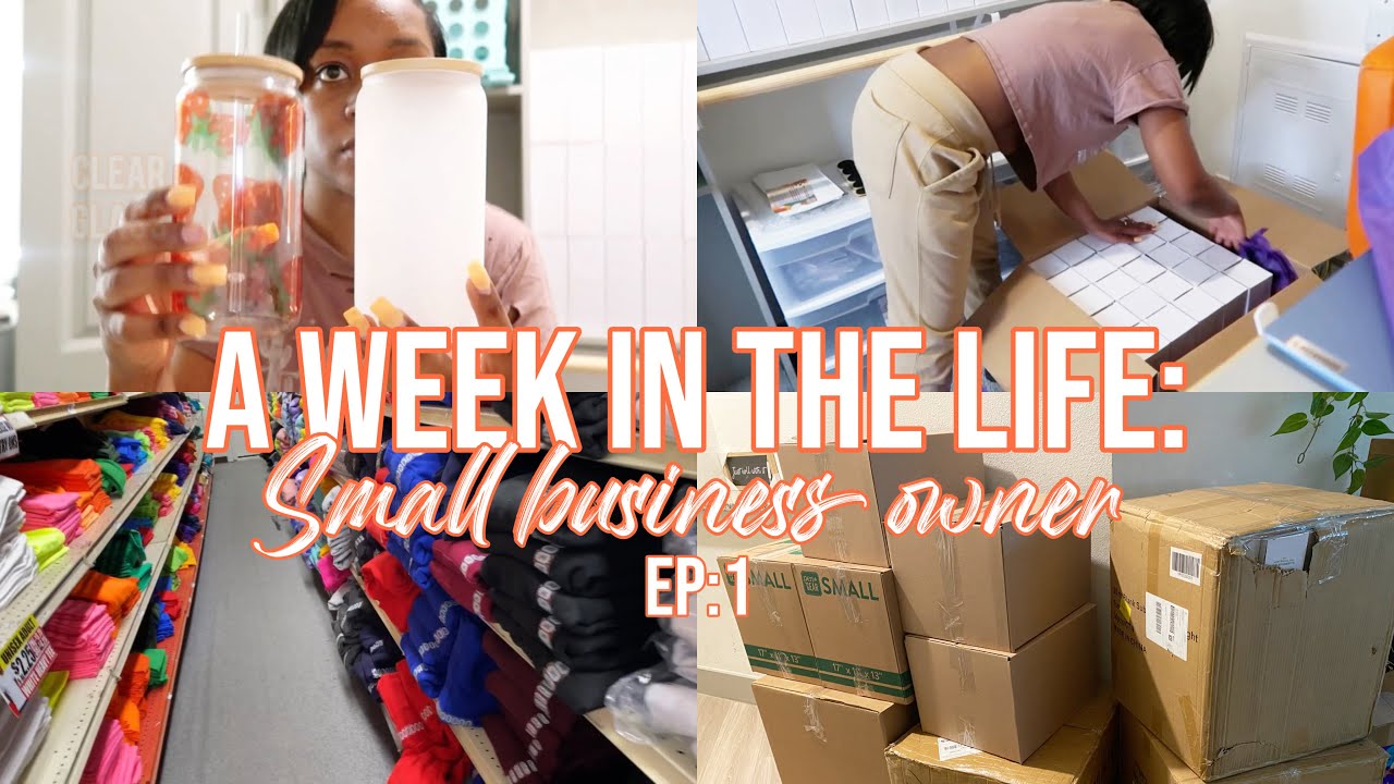 A WEEK IN THE LIFE OF A SMALL BUSINESS OWNER | ENTREPRENEUR VLOG ✨Season 1 Ep: 1