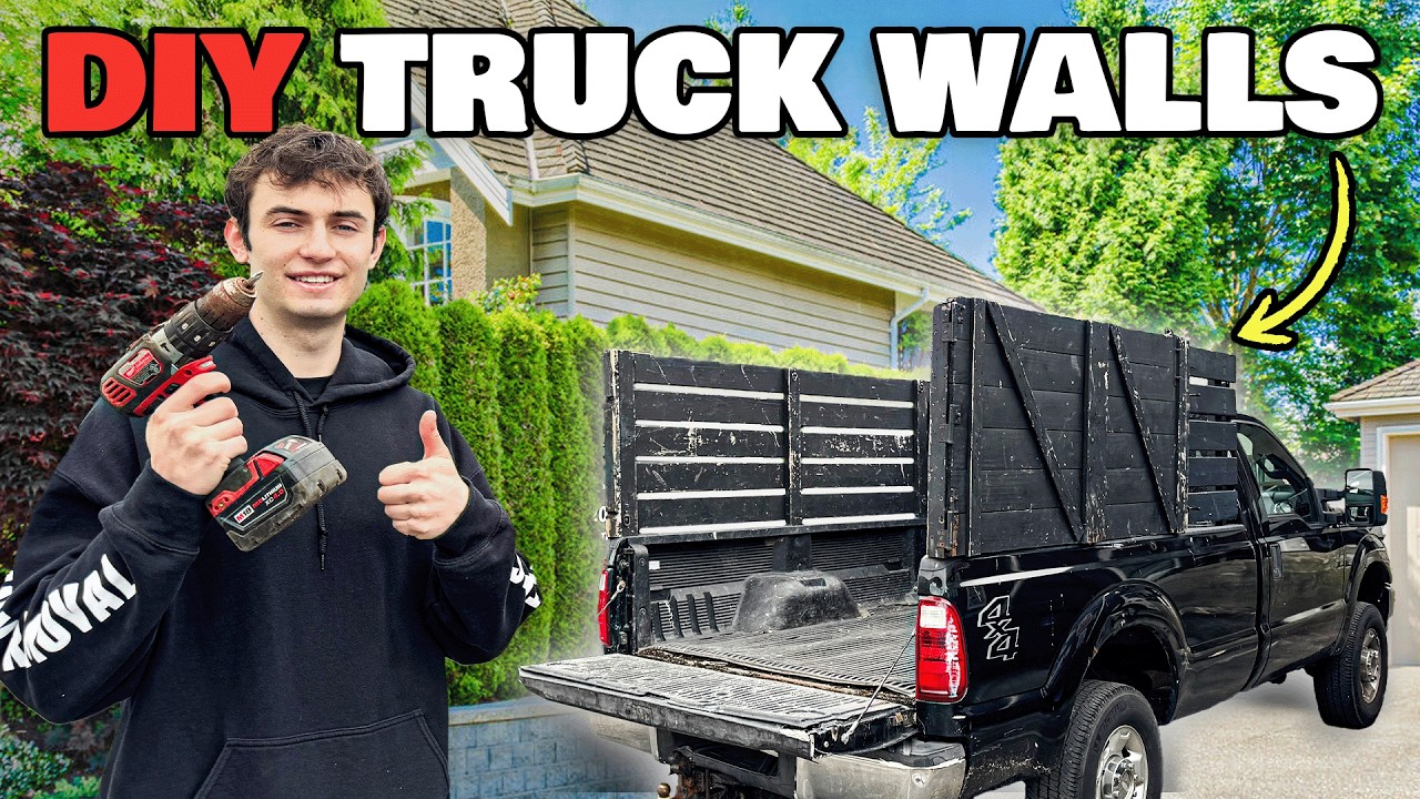 How to Build Walls on Your Pickup Truck or Trailer