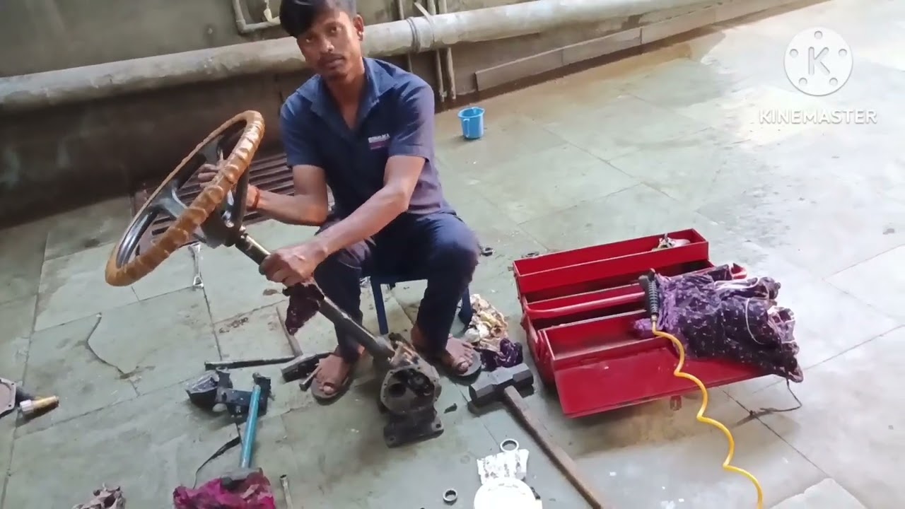 Sonalika tractor ka steering box kaise set Kare rane